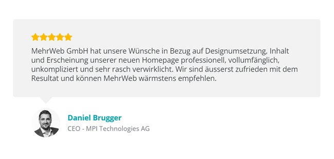 Design Internetseitengestaltung für  Bern