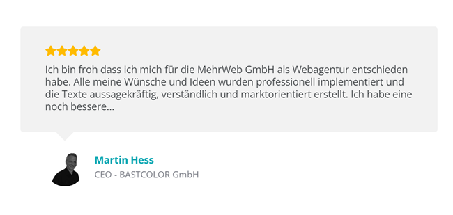Webagentur Internetagentur für  Thurgau